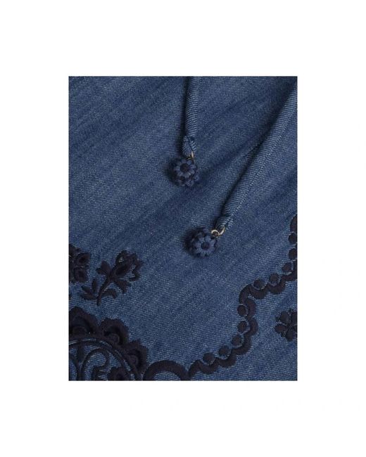 Zimmermann Blue Short Shorts