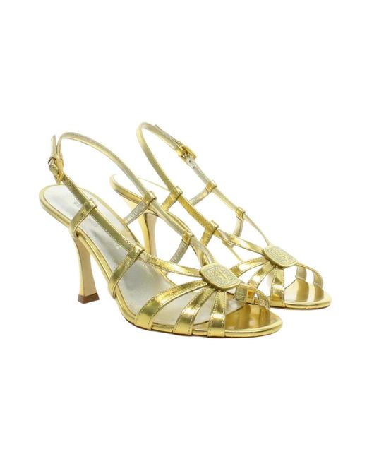 High Heel Sandals Ines De La Fressange Paris de color Metallic