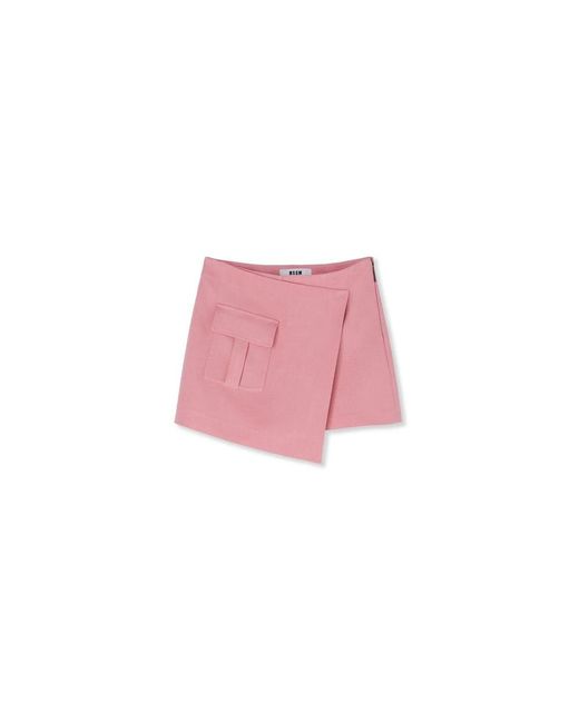 Short Skirts MSGM de color Pink