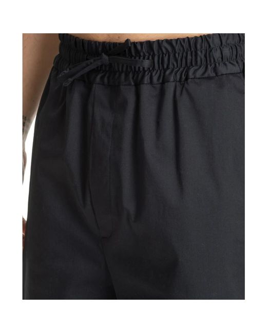 Lardini Casual drawstring shorts mit taschen in Black für Herren
