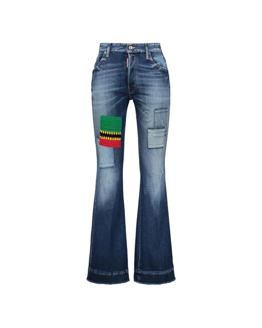 DSquared² Blue Flare Jeans for men