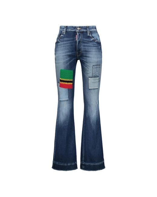 DSquared² Blue Flare Jeans for men