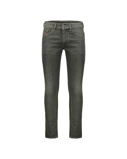DIESEL Men's Gray Slim-Fit Jeans