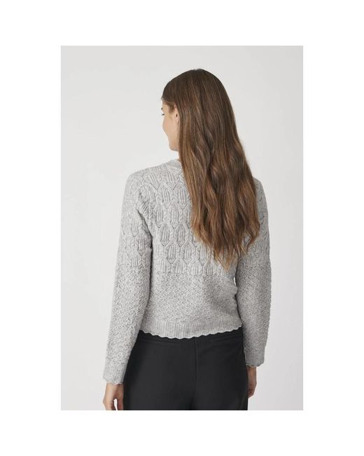 co'couture Gray Cardigans