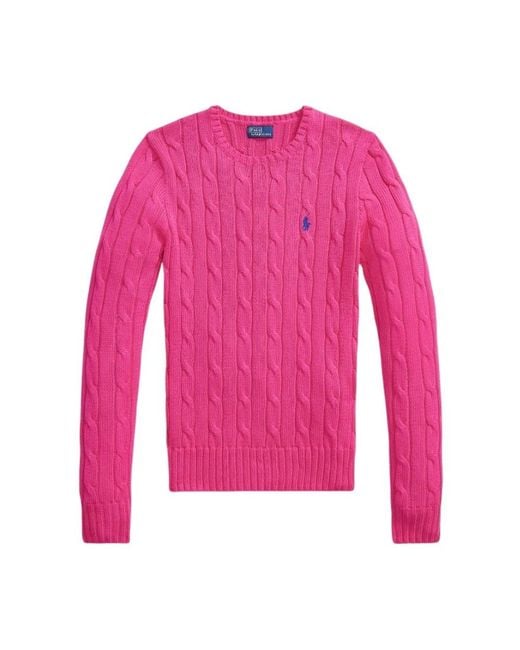 Ralph Lauren Pink Round-Neck Knitwear