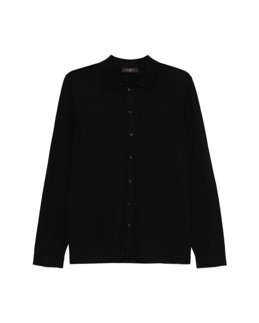 Cardigans Zanone de hombre de color Black