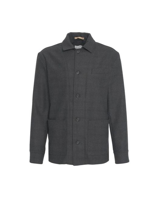 Paolo Pecora Gray Light Jackets for men