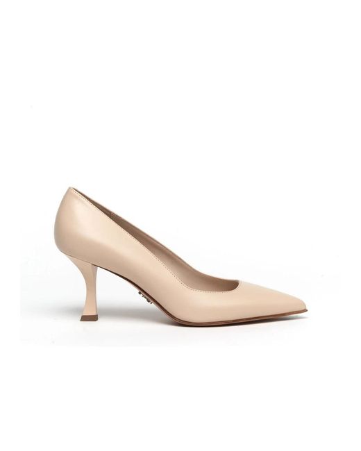 Sergio Levantesi Pink Leder Decolleté