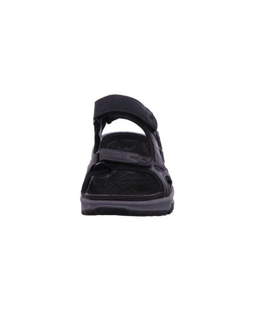 Mephisto Schwarze Sandalen in Black für Herren
