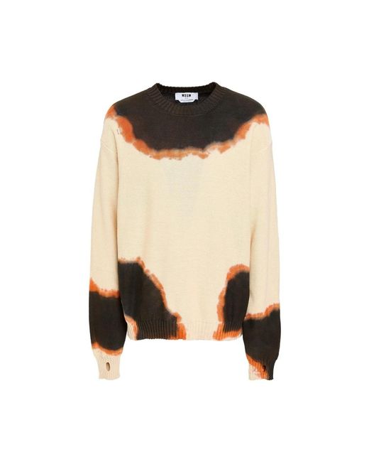 MSGM Truien & Vesten ,Veelkleurig ,Katoen T-Shirt 100% Katoen in het Black voor heren