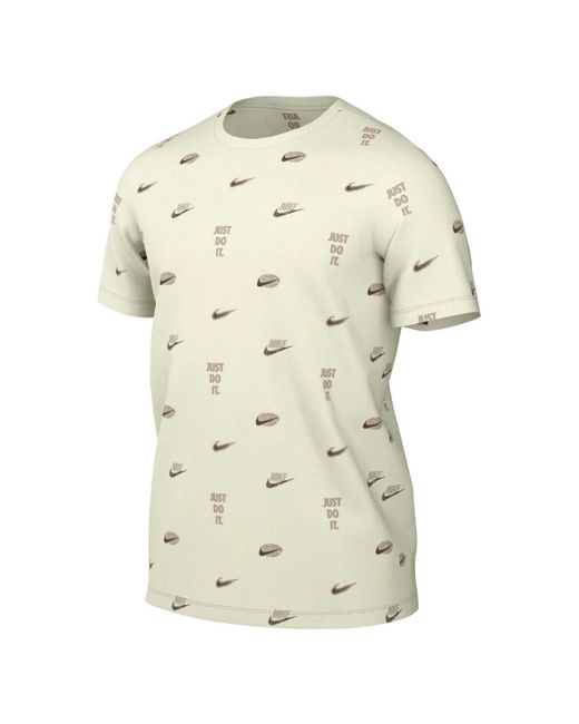 Nike T-Shirt Met Korte Mouwen in het White voor heren