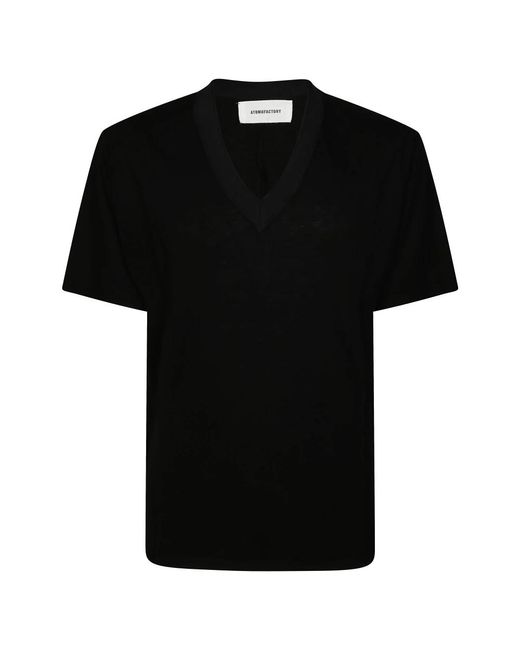 T-Shirts ATOMOFACTORY de hombre de color Black