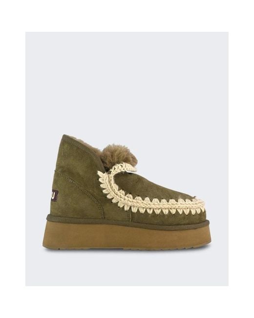 Mou Natural Plattform Eskimo Stiefel