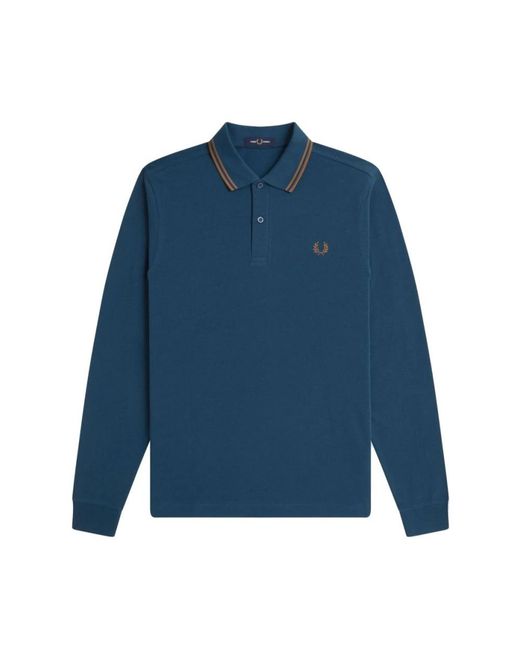 Fred Perry Blue Polo Shirts for men