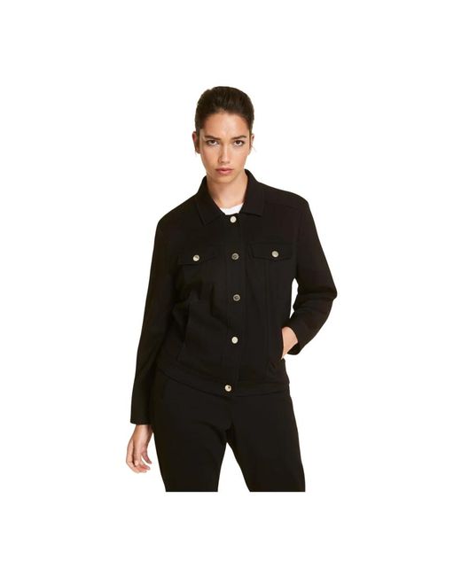 Marina Rinaldi Black Denim Jackets