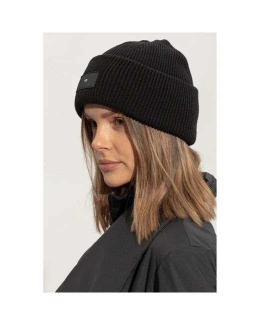 Beanies di Y-3 in Black da Uomo