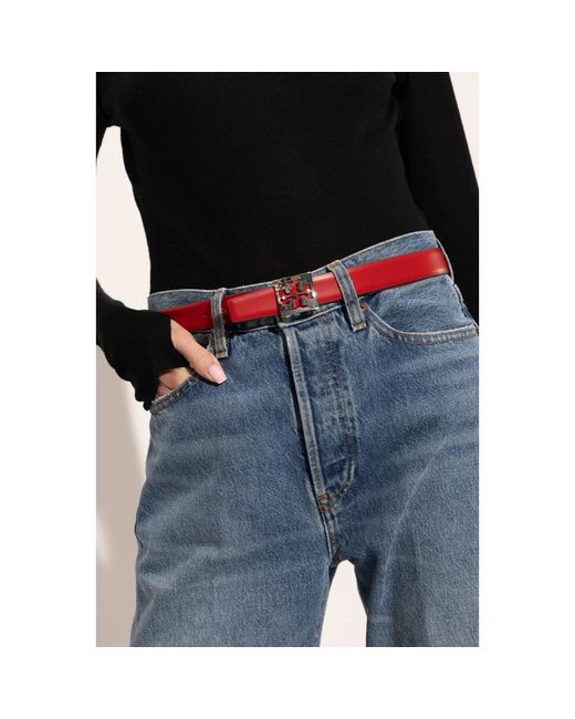 Belts di Tory Burch in Red