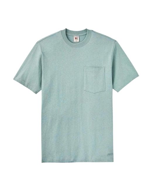 Tasca solida t-shirt classica di Filson in Blue da Uomo