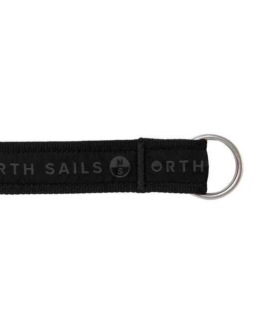 North Sails Accessoires ,Zwart ,Polyester Riem Van Gerecycled Polyester Met Logo in het Black
