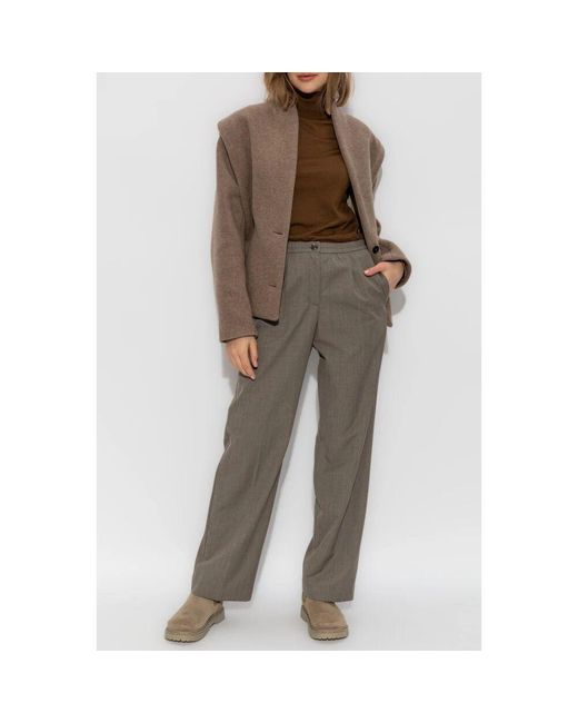 Samsøe & Samsøe Gray Wide Trousers