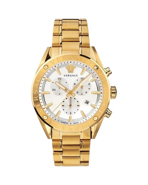 Versace V-Chrono Chronograaf in het Metallic