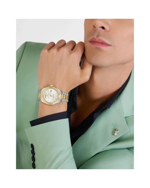 Philipp Plein Metallic Date Superlative Gent Watch Pwpna0324 Stainless Steel (Archived) for men