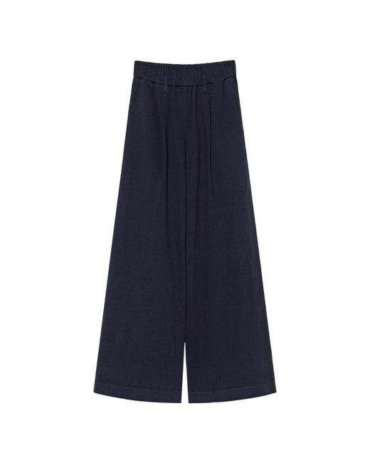 Wide Trousers Forte Forte en coloris Blue