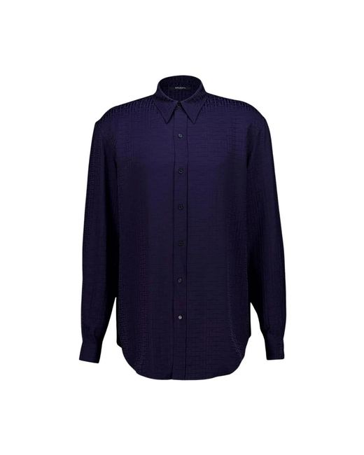 Balmain Blue Casual Shirts for men