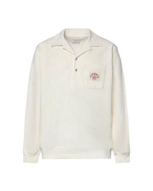 Drole de Monsieur White Polo Shirts for men