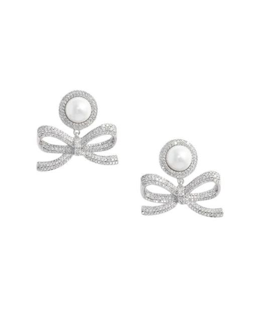 Earrings di Self-Portrait in Metallic