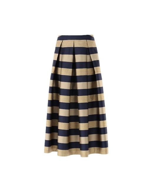 Van Laack Ranaly Midi Rok in het Black