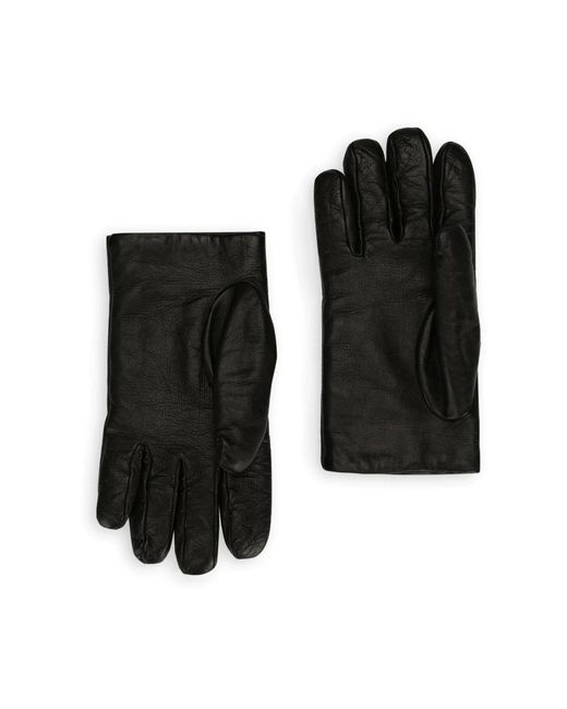 Dolce & Gabbana Black Gloves for men