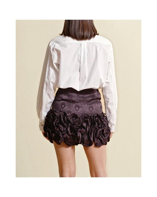 byTiMo White Short Skirts
