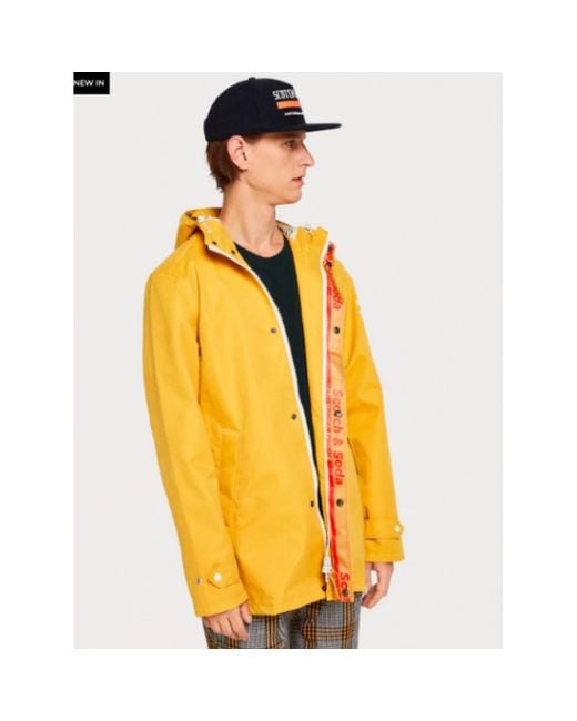 Scotch & Soda Amsterdam Proof Waterproof Parka in Gelb für Herren | Lyst DE