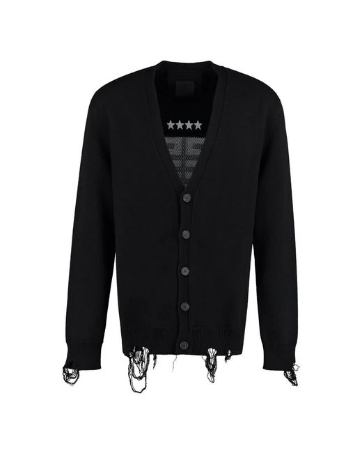 Cardigans Givenchy de hombre de color Black