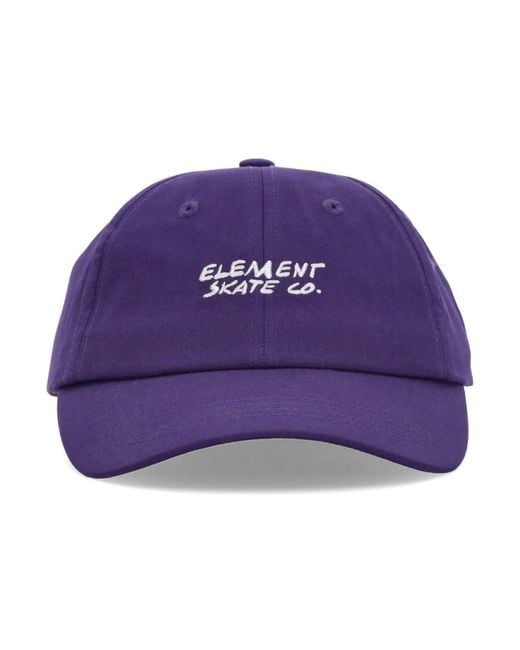 Caps Element de hombre de color Purple