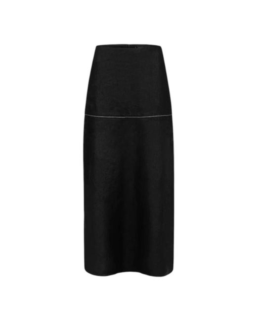 Undress Black Maxi Skirts