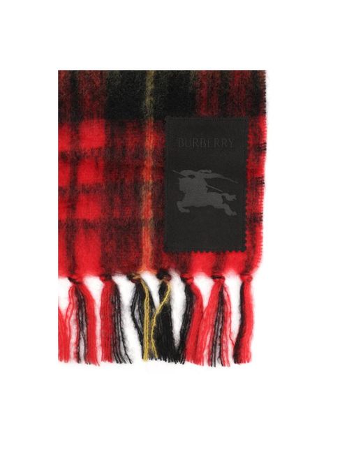 Burberry Red Winter Scarves