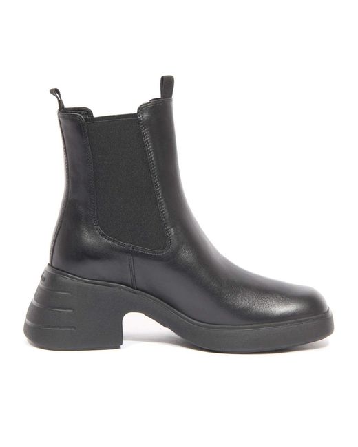 Hogan Gray Heeled Boots