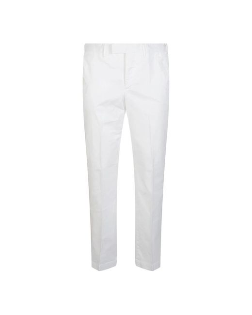 PT Torino White Suit Trousers for men