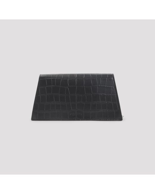 McQueen Black Cross Body Bags