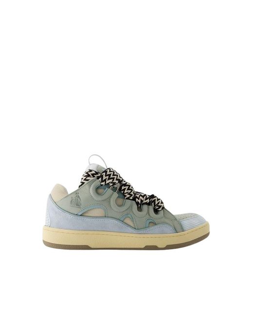 Lanvin Green Curb Sneakers for men