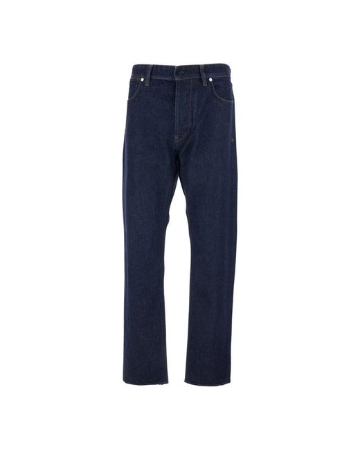 Stone Island Blue Straight Fit Jeans for men