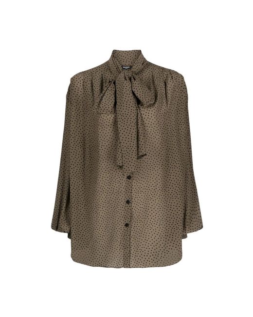 Balmain Green Blouses