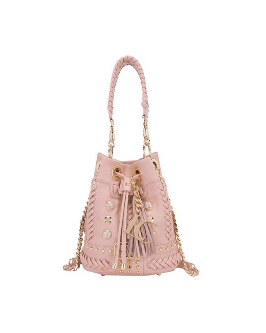 La Carrie Pink Bucket Bags