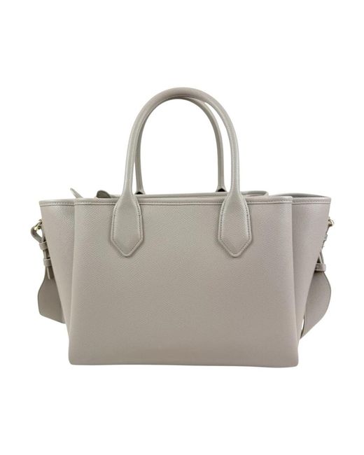 Emporio Armani Gray Shopping Bags
