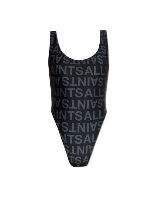 One-Piece AllSaints en coloris Black