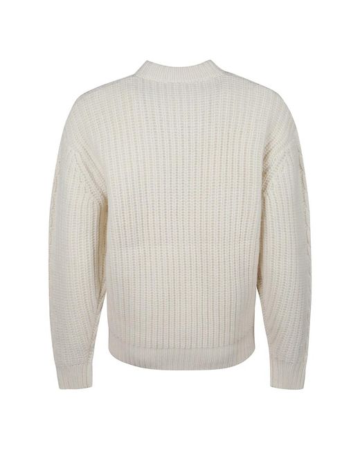 Drole de Monsieur Gray Round-Neck Knitwear for men