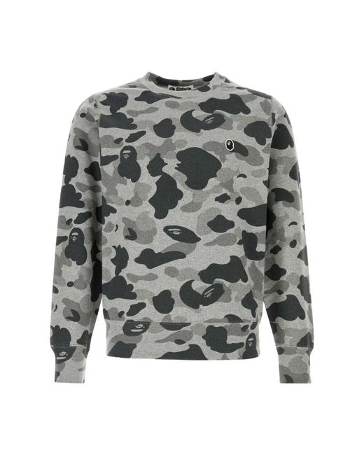 A Bathing Ape Gray Sweatshirts for men