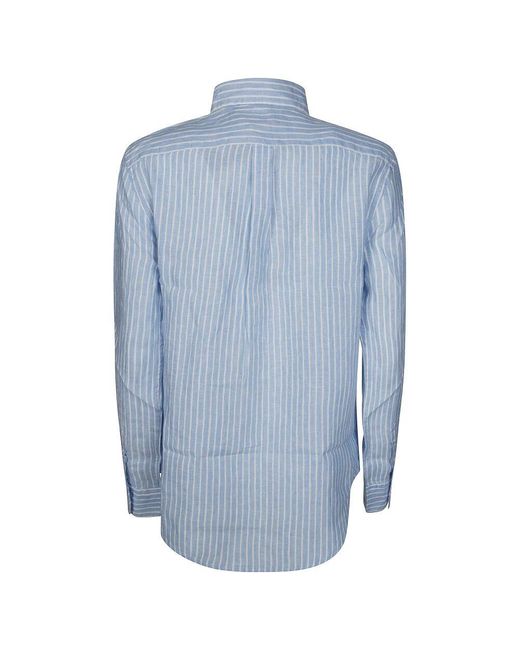 Polo Ralph Lauren Blue Klassisches Button-Front-Shirt